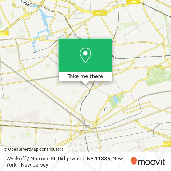 Wyckoff / Norman St, Ridgewood, NY 11385 map