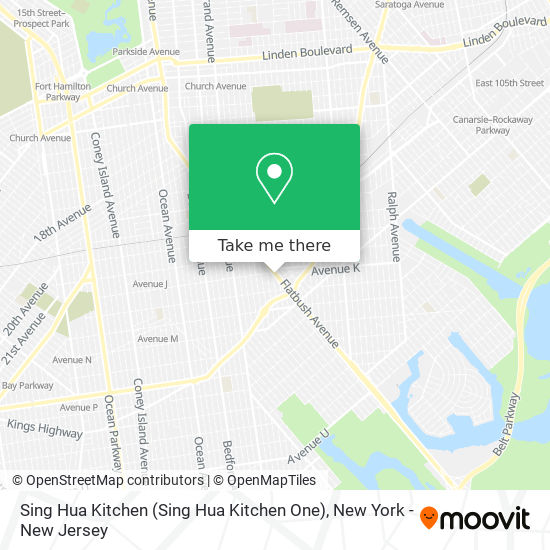 Sing Hua Kitchen map