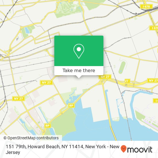 151 79th, Howard Beach, NY 11414 map