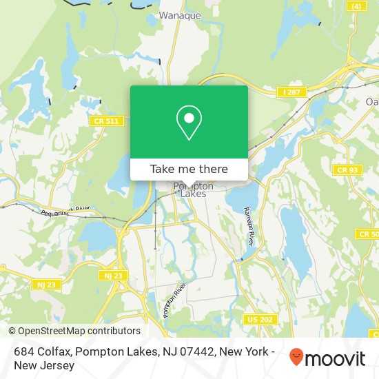 684 Colfax, Pompton Lakes, NJ 07442 map