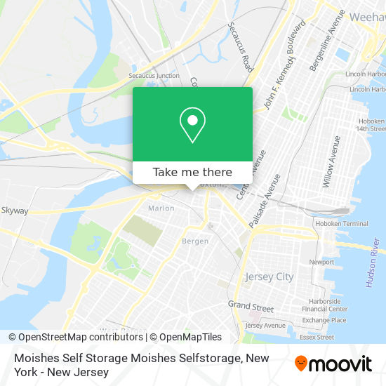 Mapa de Moishes Self Storage Moishes Selfstorage