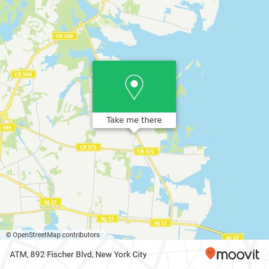 ATM, 892 Fischer Blvd map
