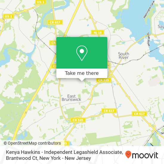 Kenya Hawkins - Independent Legashield Associate, Brantwood Ct map