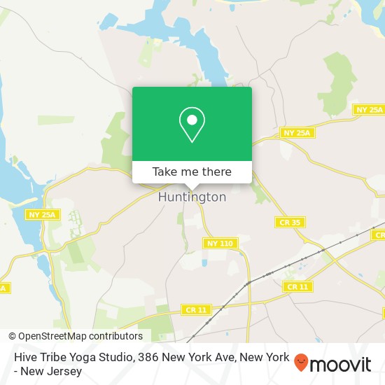 Hive Tribe Yoga Studio, 386 New York Ave map