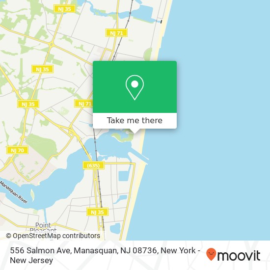 556 Salmon Ave, Manasquan, NJ 08736 map