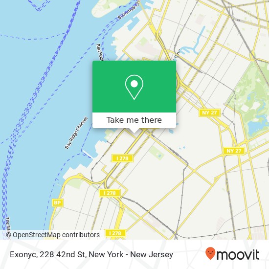 Exonyc, 228 42nd St map
