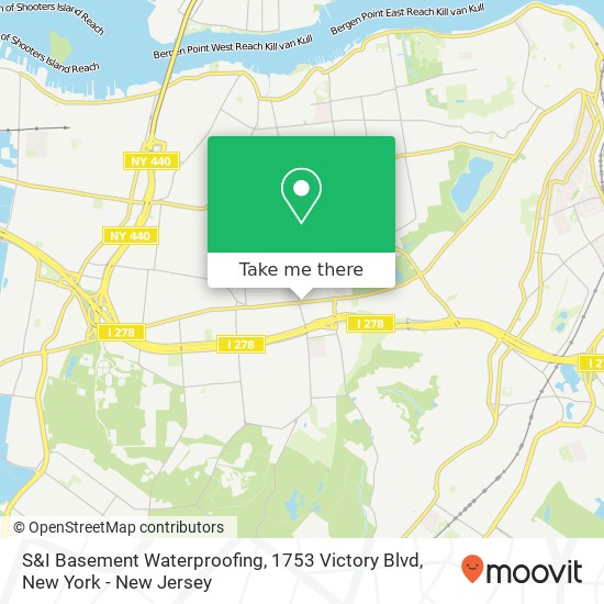 S&I Basement Waterproofing, 1753 Victory Blvd map