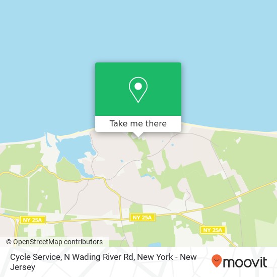 Cycle Service, N Wading River Rd map