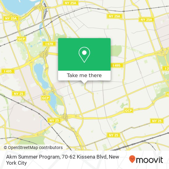 Akm Summer Program, 70-62 Kissena Blvd map