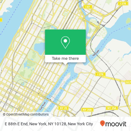 E 88th E End, New York, NY 10128 map