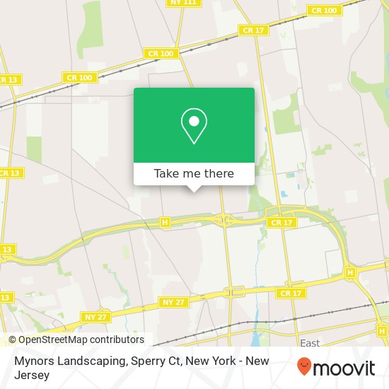 Mynors Landscaping, Sperry Ct map