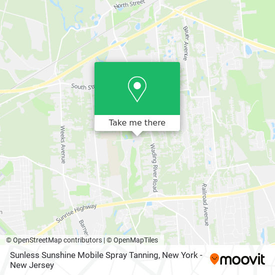 Mapa de Sunless Sunshine Mobile Spray Tanning