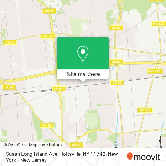 Mapa de Susan Long Island Ave, Holtsville, NY 11742