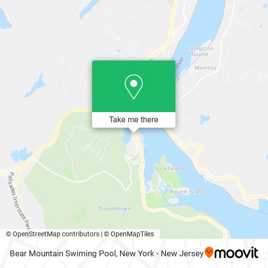 Bear Mountain Swiming Pool map