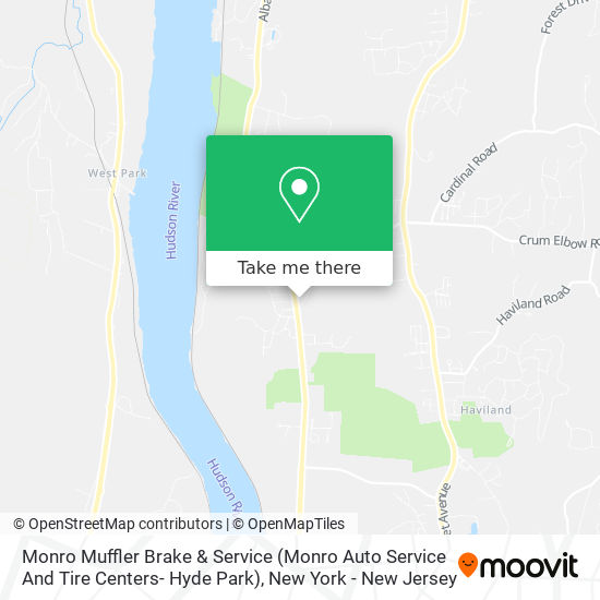 Mapa de Monro Muffler Brake & Service (Monro Auto Service And Tire Centers- Hyde Park)