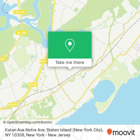 Katan Ave Notre Ave, Staten Island (New York City), NY 10308 map