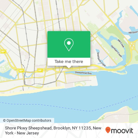 Shore Pkwy Sheepshead, Brooklyn, NY 11235 map