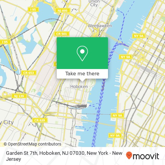 Garden St 7th, Hoboken, NJ 07030 map