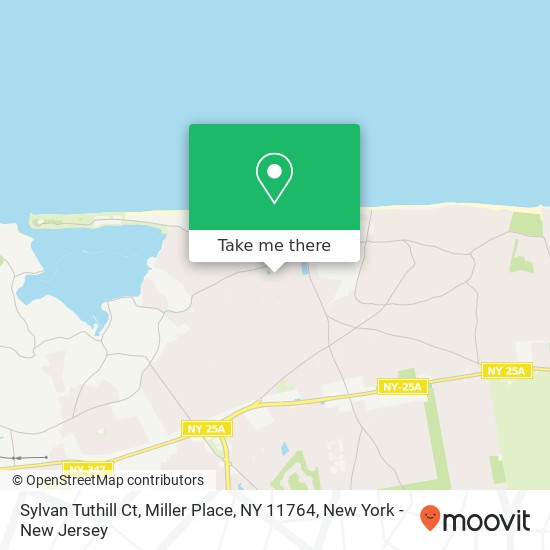 Mapa de Sylvan Tuthill Ct, Miller Place, NY 11764