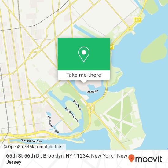 65th St 56th Dr, Brooklyn, NY 11234 map