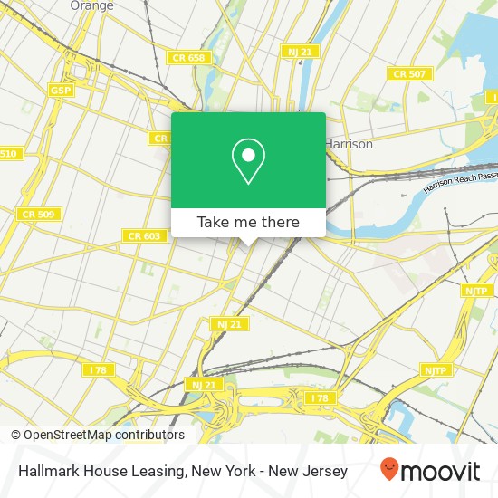Hallmark House Leasing map