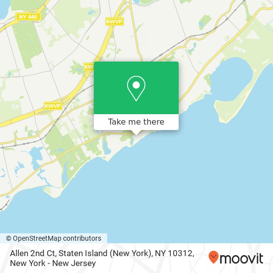 Allen 2nd Ct, Staten Island (New York), NY 10312 map