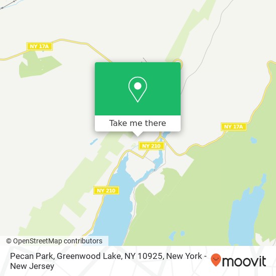 Mapa de Pecan Park, Greenwood Lake, NY 10925