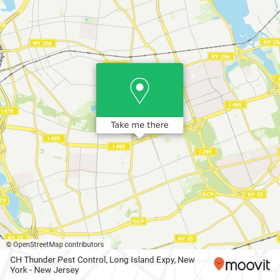 CH Thunder Pest Control, Long Island Expy map
