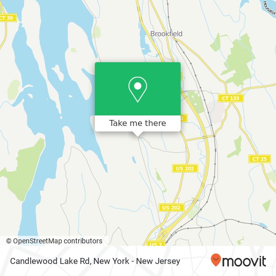 Candlewood Lake Rd, Brookfield, CT 06804 map