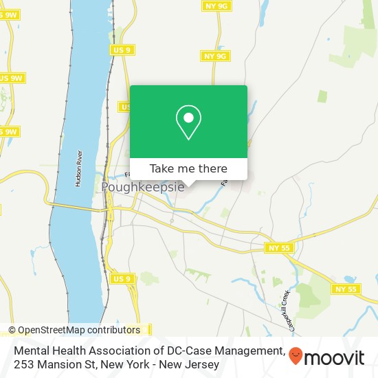 Mental Health Association of DC-Case Management, 253 Mansion St map