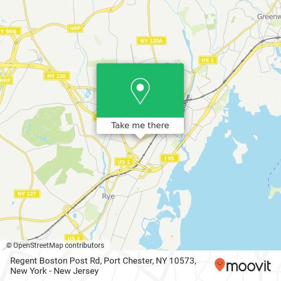 Mapa de Regent Boston Post Rd, Port Chester, NY 10573