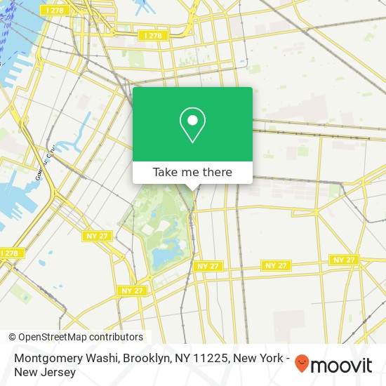 Montgomery Washi, Brooklyn, NY 11225 map