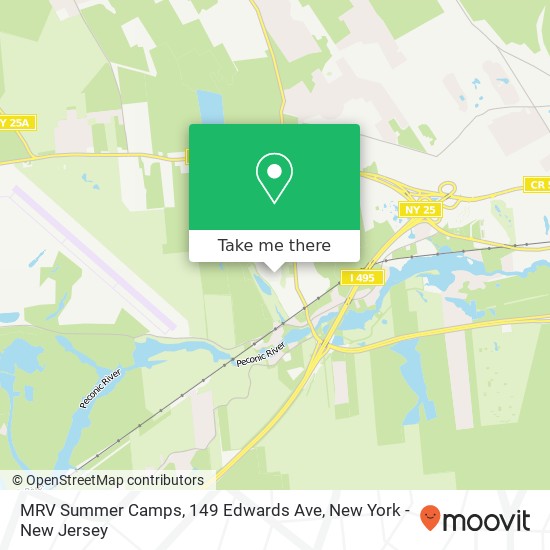 Mapa de MRV Summer Camps, 149 Edwards Ave