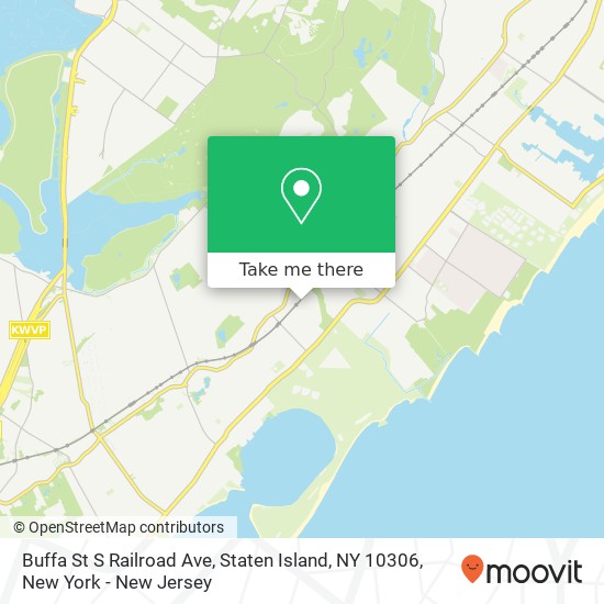 Mapa de Buffa St S Railroad Ave, Staten Island, NY 10306