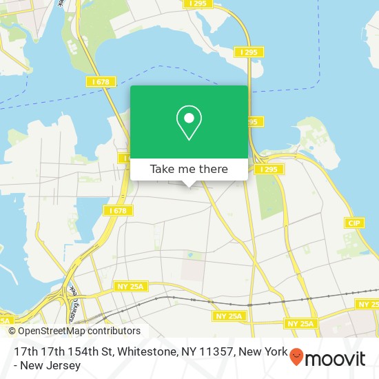 17th 17th 154th St, Whitestone, NY 11357 map