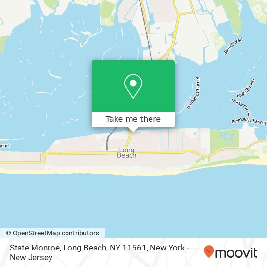 State Monroe, Long Beach, NY 11561 map