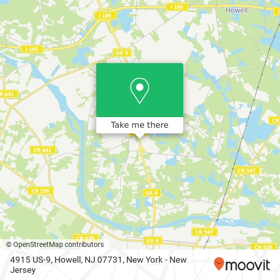 4915 US-9, Howell, NJ 07731 map