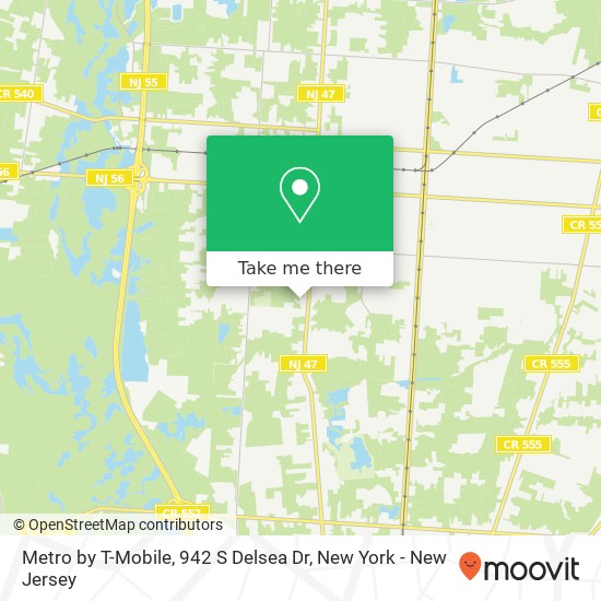 Metro by T-Mobile, 942 S Delsea Dr map