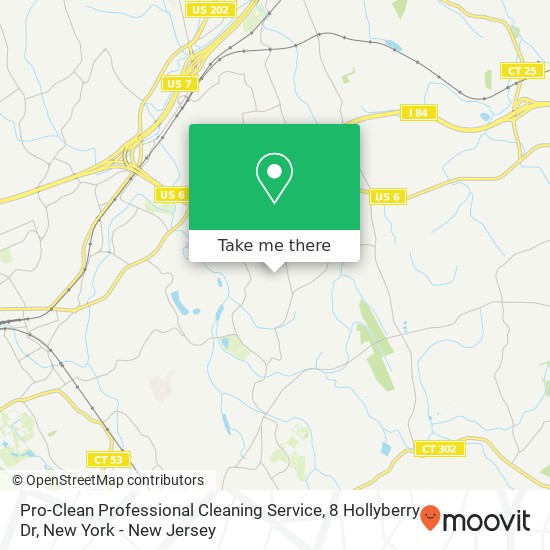 Mapa de Pro-Clean Professional Cleaning Service, 8 Hollyberry Dr