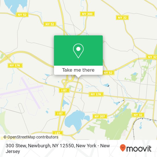 Mapa de 300 Stew, Newburgh, NY 12550