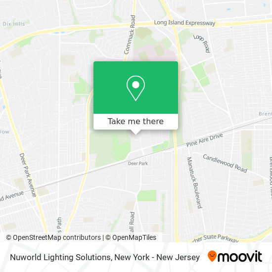 Mapa de Nuworld Lighting Solutions