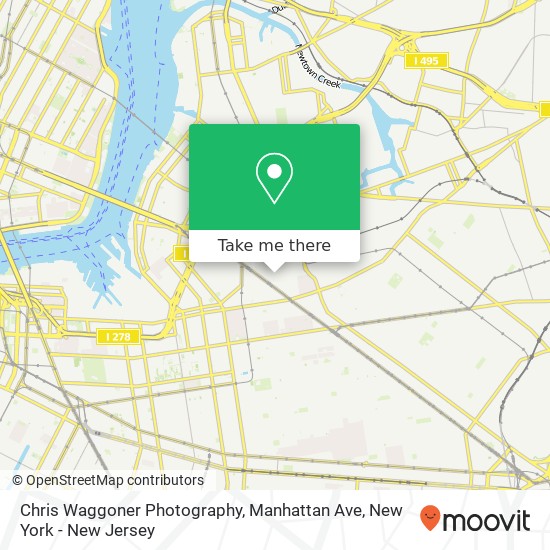 Mapa de Chris Waggoner Photography, Manhattan Ave