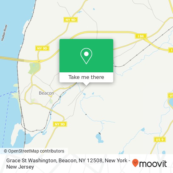 Grace St Washington, Beacon, NY 12508 map