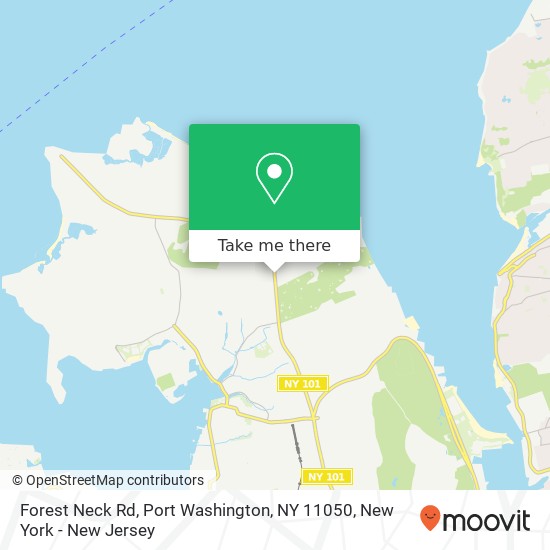 Forest Neck Rd, Port Washington, NY 11050 map