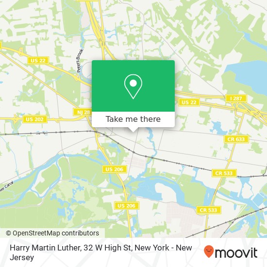 Mapa de Harry Martin Luther, 32 W High St