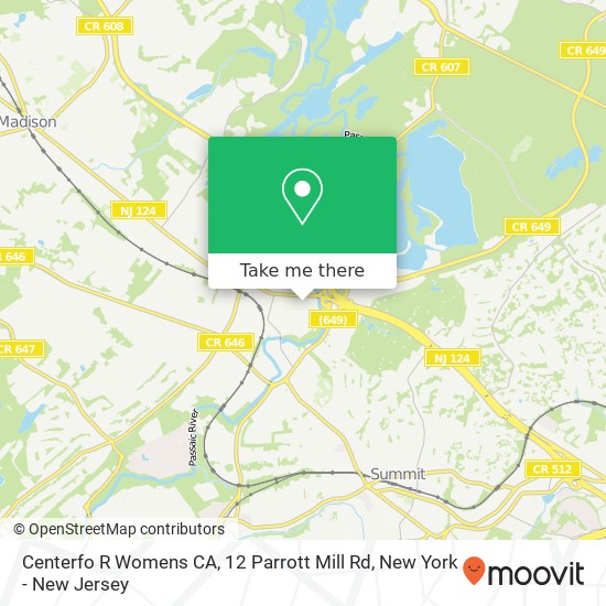 Mapa de Centerfo R Womens CA, 12 Parrott Mill Rd