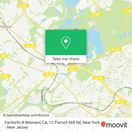 Centerfo R Womens CA, 12 Parrott Mill Rd map