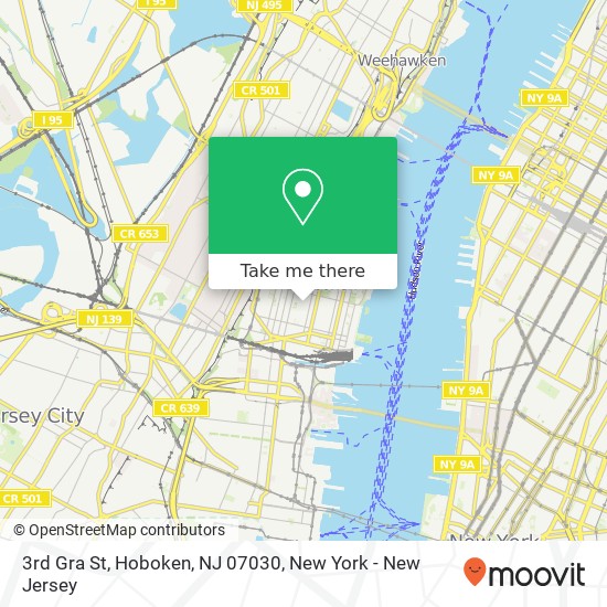 3rd Gra St, Hoboken, NJ 07030 map