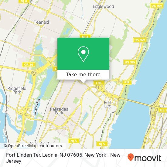 Fort Linden Ter, Leonia, NJ 07605 map