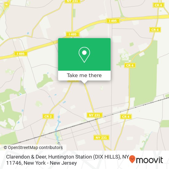 Clarendon & Deer, Huntington Station (DIX HILLS), NY 11746 map